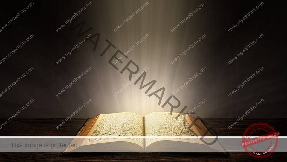 a bible illuminated